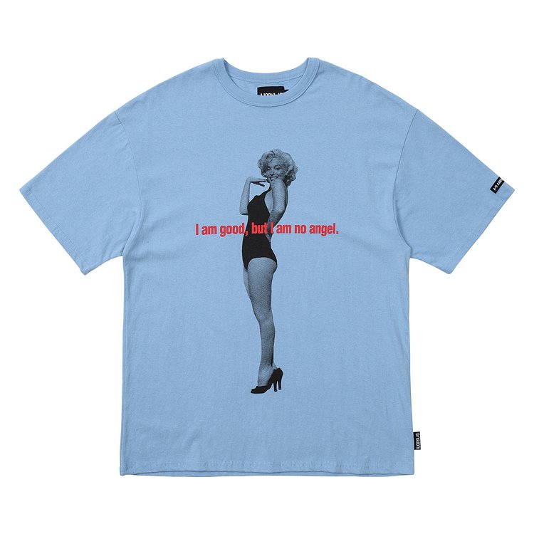 MM Slogan T-Shirt [SKY BLUE]