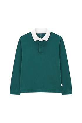 GAP Kids(갭키즈) [키즈 남아 6-16세] 배색 카라 럭비 티셔츠 | S.I.VILLAGE (에스아이빌리지)