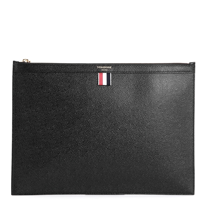 Thom Browne｜ (MAC021L 00198 320) Pebble Grain Medium Document Holder | Thom Browne