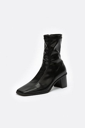 ATT(에이티티) Line Span Heel Boots (Black) | S.I.VILLAGE (에스아이빌리지)