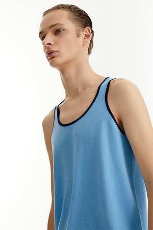 JE NE SAIS QUOI(주느세콰) LIGHT JERSEY TANKTOP_SKY BLUE | S.I.VILLAGE (에스아이빌리지)