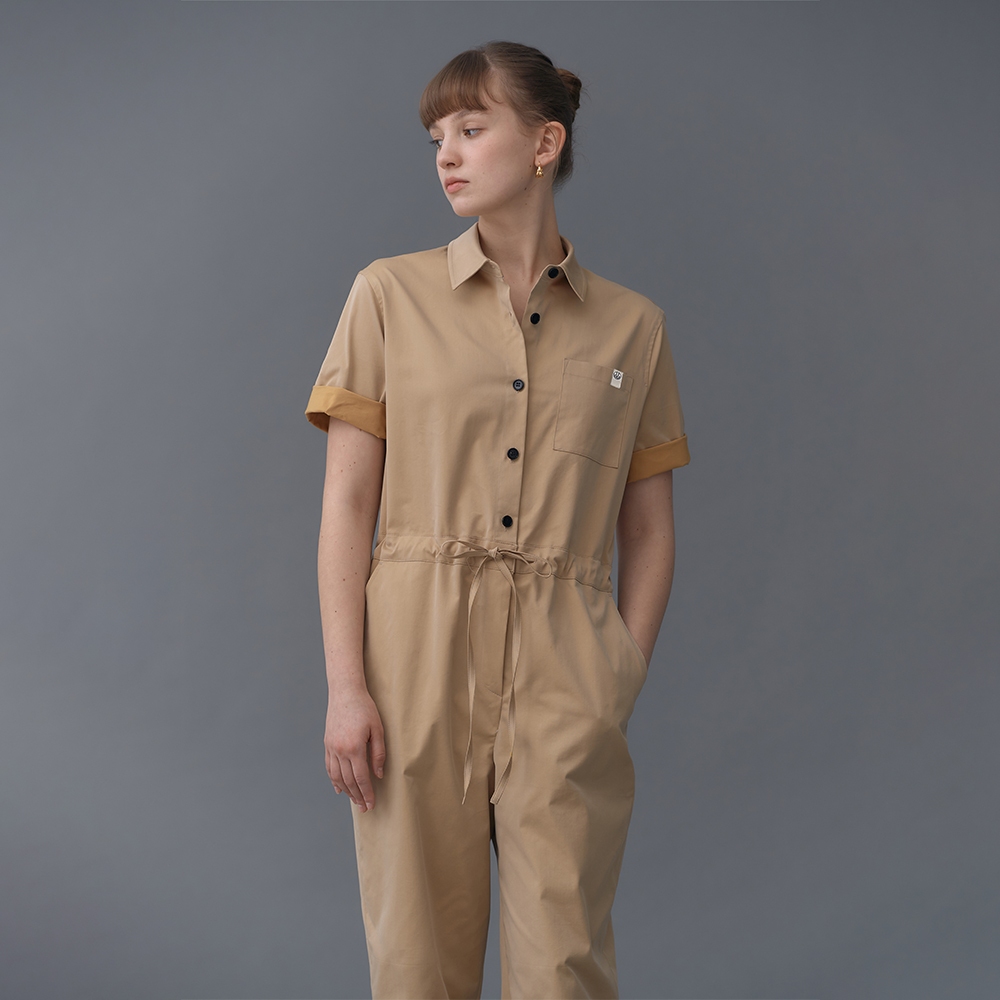 Tomboy Jumpsuit_Beige