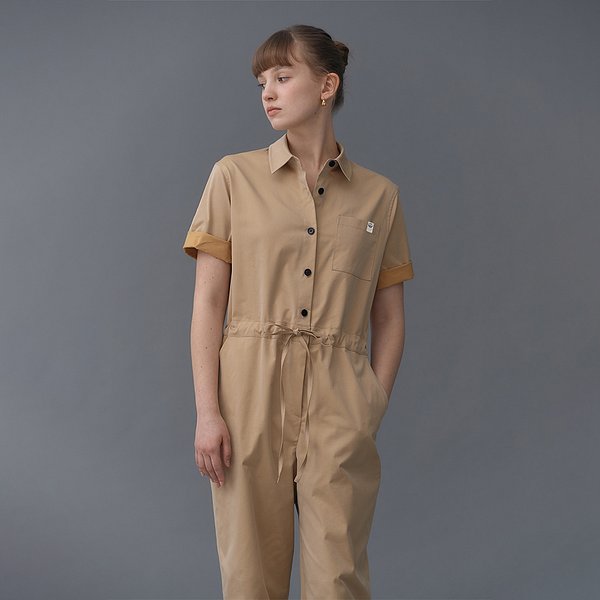 Tomboy Jumpsuit_Beige