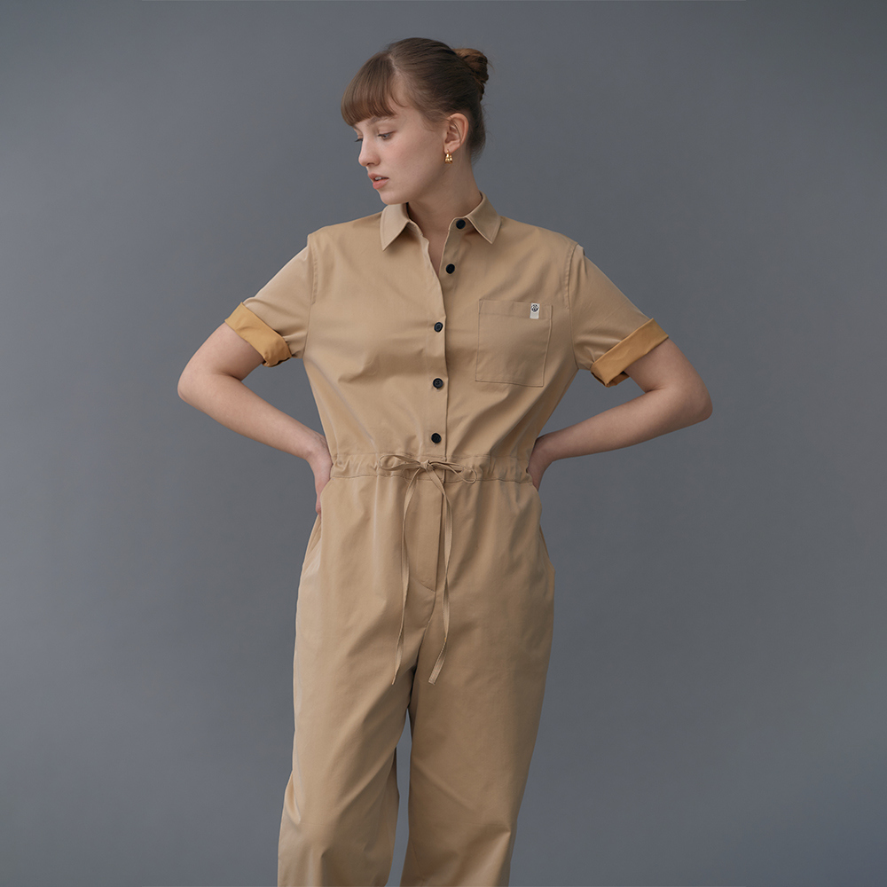 Tomboy Jumpsuit_Beige