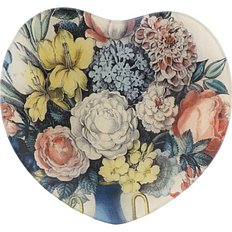 [John Derian] Summer Flowers 하트 플레이트