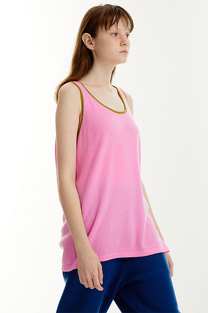 JE NE SAIS QUOI(주느세콰) LIGHT JERSEY TANKTOP_PINK | S.I.VILLAGE (에스아이빌리지)