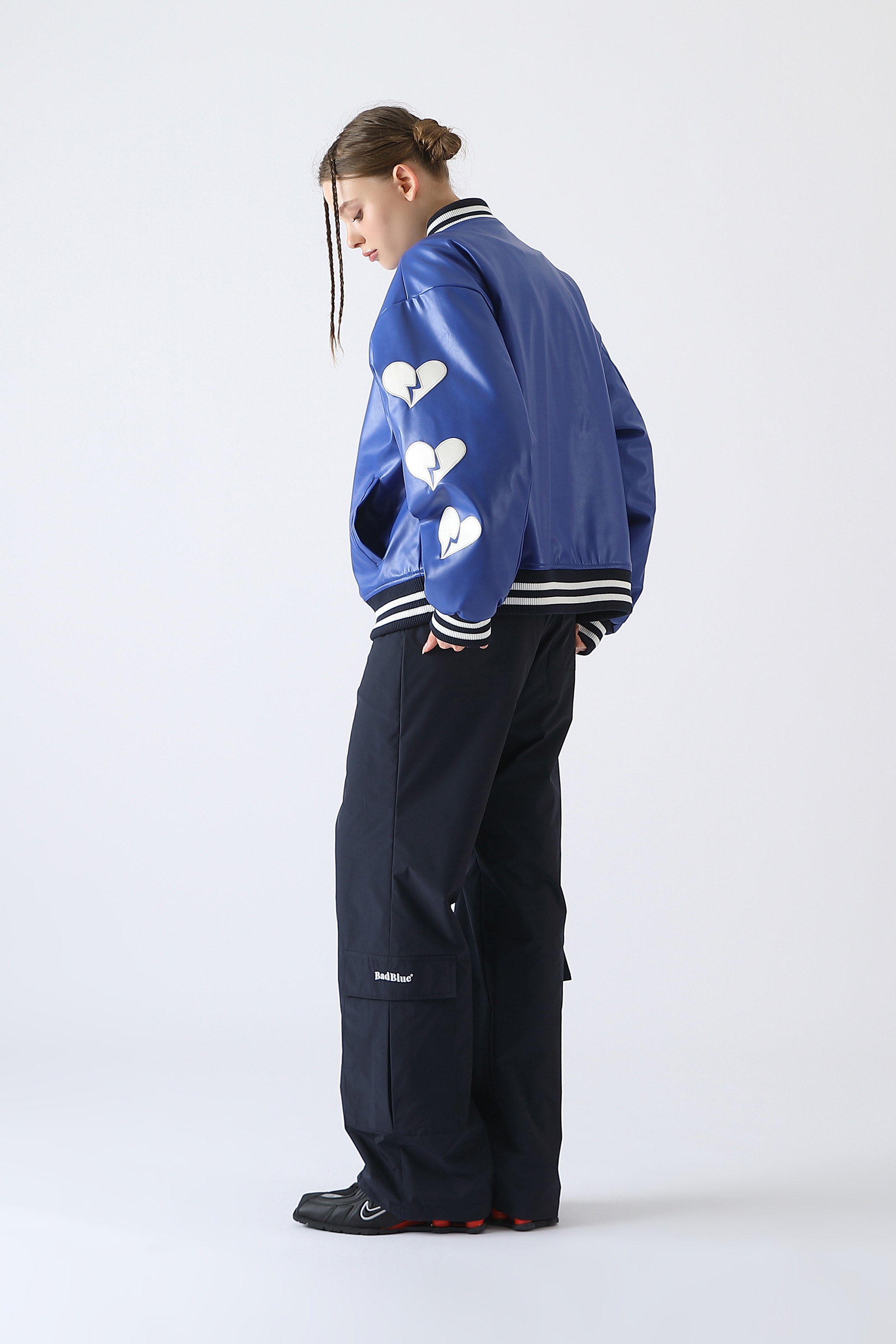 BADBLUE(배드블루) Cargo Boots Cut Pants Navy | 신세계V