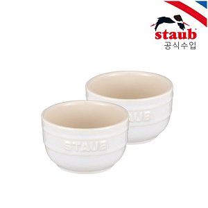 STAUB(스타우브) [스타우브] 세라믹 라메킨 2P 아이보리 ST40511-859 | S.I.VILLAGE (에스아이빌리지)