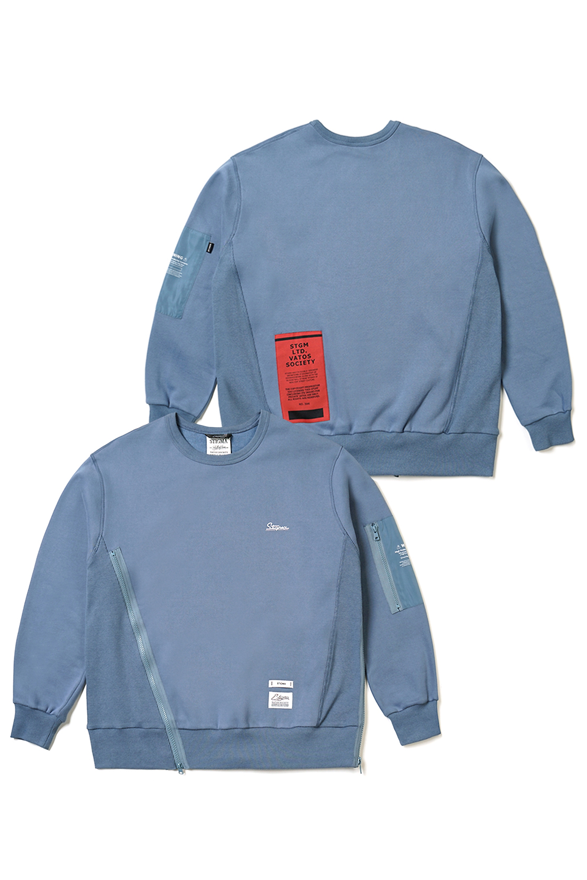 STIGMA(스티그마) 22 UNBALANCE OVERSIZED HEAVY SWEAT CREWNECK PIGEON | S.I.VILLAGE (에스아이빌리지) [STIGMA]22 UNBALANCE... 