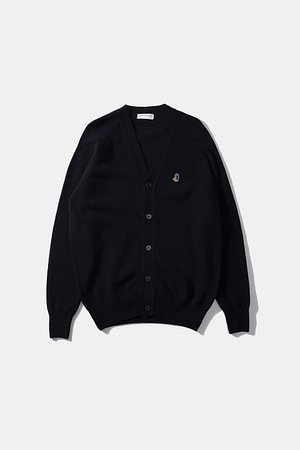 EDMMOND STUDIOS(에드몬드 스튜디오) [에드몬드 스튜디오] SPECIAL DUCK CARDIGAN PLAIN NAVY | S.I.VILLAGE (에스아이빌리지)