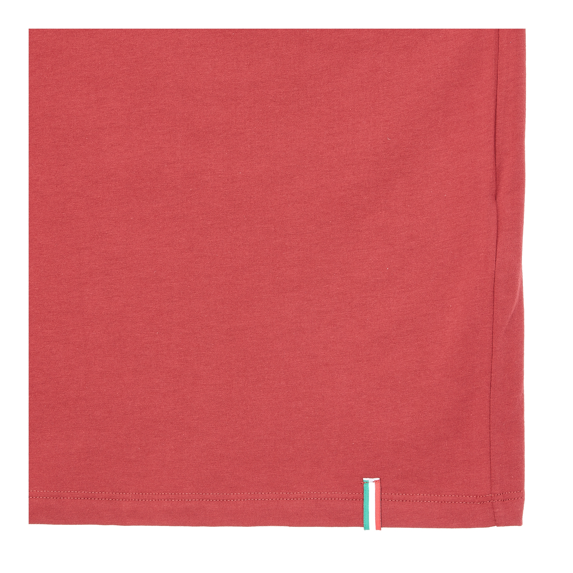남성 레터링 그래픽 반팔 티셔츠 (DARK RED)