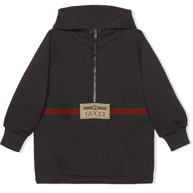 GUCCI(구찌) [GUCCI] 21FW 키즈 하우스 웹 지퍼 후드티 653666 XJDKA 