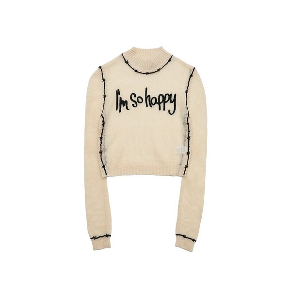 HOUSE OF SUNNY(하우스 오브 써니) 하우스오브써니 IM SO HAPPY 세컨 스킨 쉬어 니트 VOL2072 | S.I.VILLAGE (에스아이빌리지) [HOUSE... 