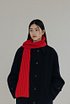 Cashmere Blended muffler (Red)