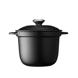 LE CREUSET(르크루제) 르크루제 고메밥솥20cm(2.8L)-매트블랙 | S.I.VILLAGE (에스아이빌리지)