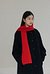 Cashmere Blended muffler (Red)