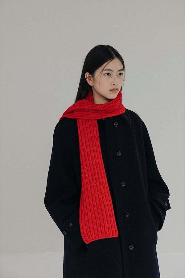 Cashmere Blended muffler (Red)