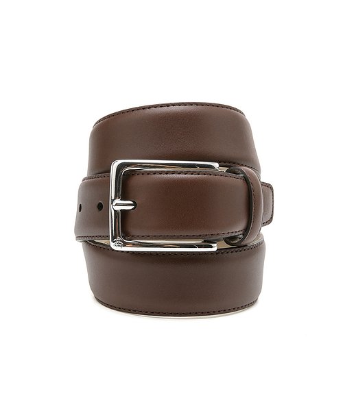 BROOKS BROTHERS(브룩스 브라더스) BB_레더 스티치 벨트 (다크 브라운) (BBALMM30804DF) | S.I.VILLAGE (에스아이빌리지) [BROOKS... 