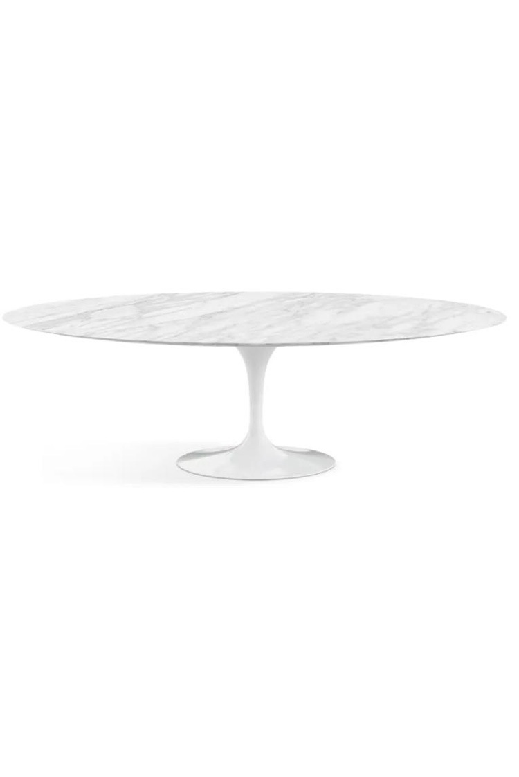 [Knoll] Saarinen Oval Dining Table 244cm(Statuarietto)