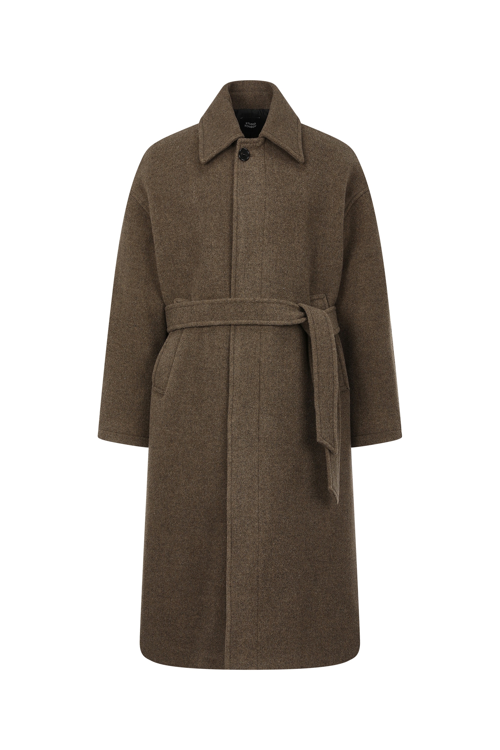 AJOBYAJO(아조바이아조) Washed Cotton Oversized Coat [Purple
