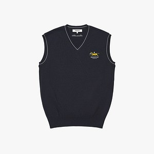 MADCATTOS(매드캐토스) MCC V-NECK SWEATER VEST-DARK NAVY | S.I.VILLAGE (에스아이빌리지)