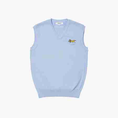 MADCATTOS(매드캐토스) MCC V-NECK SWEATER VEST-LIGHT BLUE | S.I.VILLAGE (에스아이빌리지)