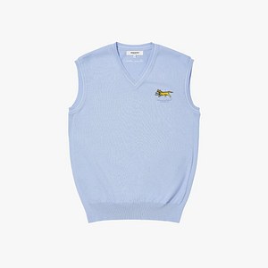 MADCATTOS(매드캐토스) MCC V-NECK SWEATER VEST-LIGHT BLUE | S.I.VILLAGE (에스아이빌리지)