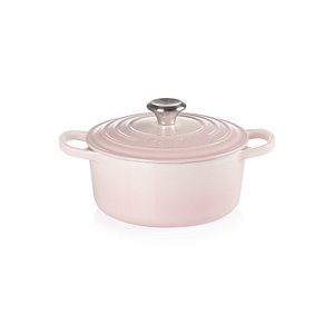 LE CREUSET(르크루제) [르크루제] 북유럽 컬렉션 시그니처 원형냄비 18cm-쉘핑크 | S.I.VILLAGE (에스아이빌리지)