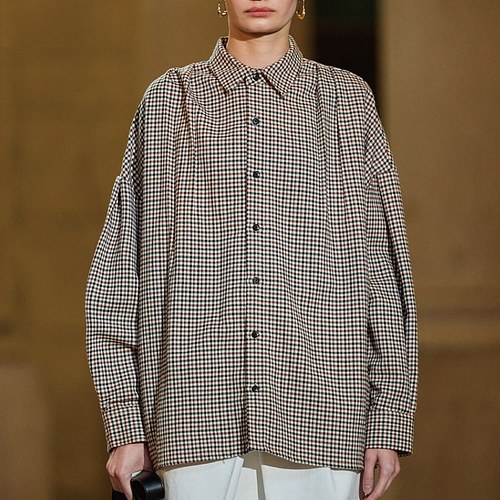 Magarret flannel wool shirts - S.I.VILLAGE [OUI MAIS NON]Magarret flannel wool shirts -