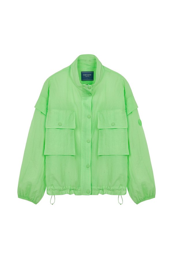 CARGO POCKET LIGHT JACKET - GREEN