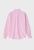 C Patch Unisex Pink Oxford Shirt