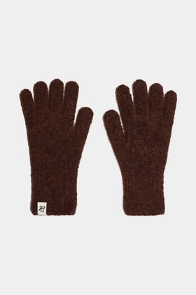 MDGT(엠디지티) Mohair Touch Gloves_Brown | S.I.VILLAGE (에스아이빌리지)