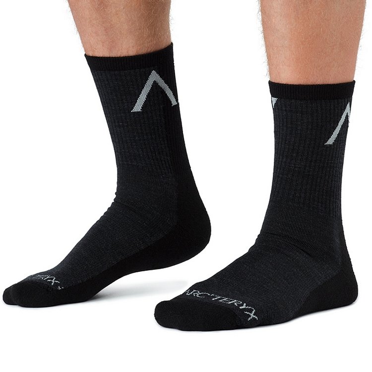 ARC`TERYX(아크테릭스) 아크테릭스[SS22] 메리노 울 라이트웨이트 3/4 크루 Sock(BLACK)