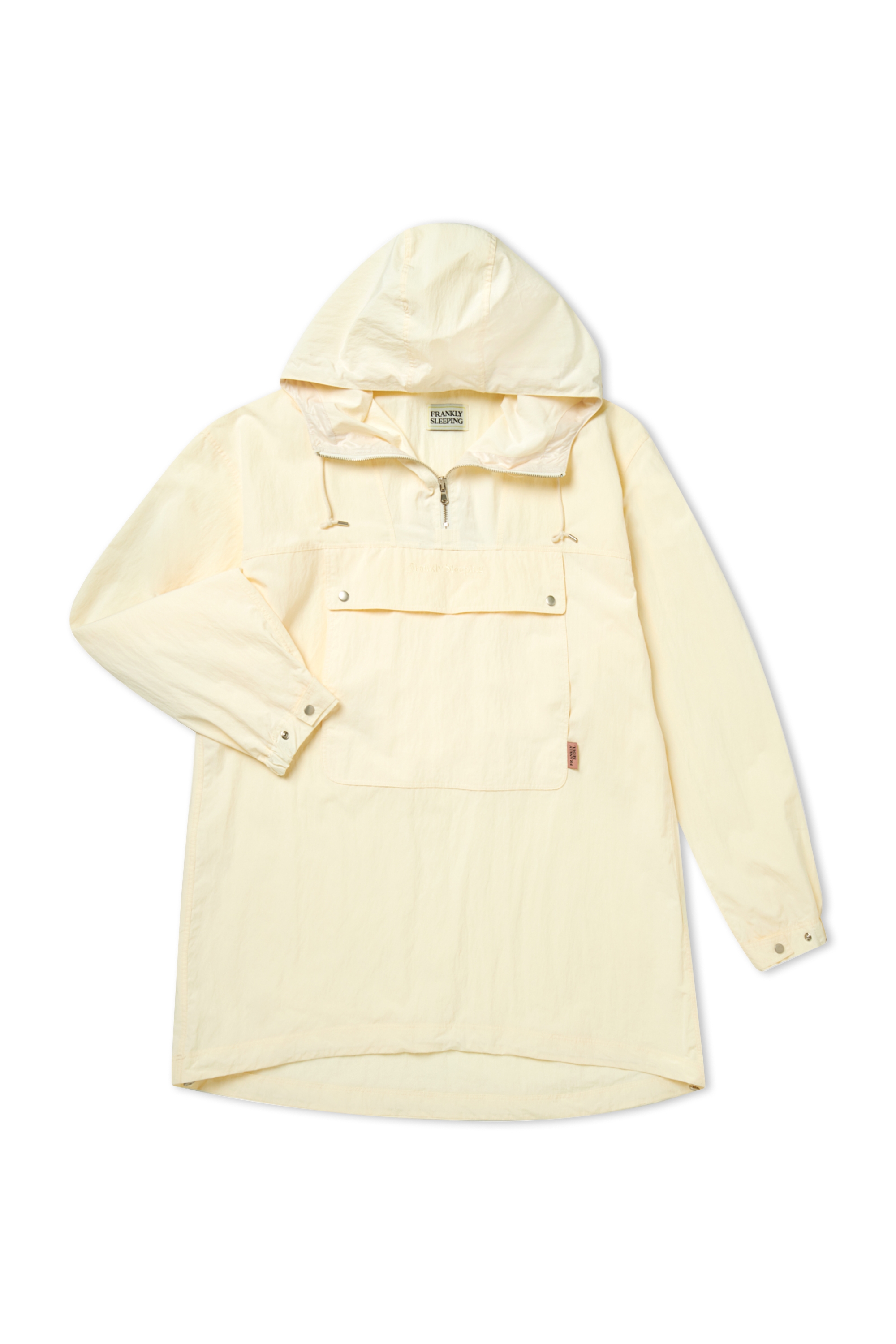 FRANKLY Oversized Hoodie Anorak Ivory S.I.VILLAGE