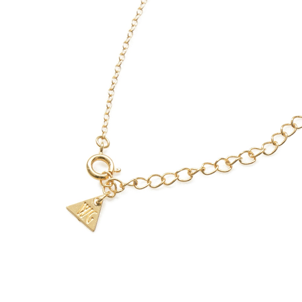 ネックレス・ペンダント Wilhelmina Garcia Gold Pendant on Skinny Chain/BLM038 WILHELMINA GARCIA-윌헬미나 가르시아 GOLD PENDANT ON SKINNY