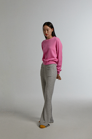 JE NE SAIS QUOI(주느세콰) CROSS FLARE PANTS_GREY | S.I.VILLAGE (에스아이빌리지)