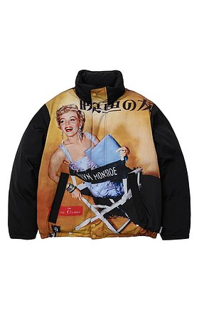 MM Poster Puffer Jacket [YELLOW]