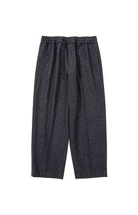 Oversized Wool Trousers [GREY]