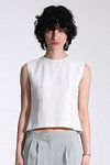 VENTE(방떼) Front and back wearable sleeveless top in ivory | S.I.VILLAGE (에스아이빌리지)