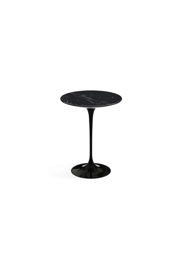 [Knoll] Saarinen Round side Table 51cm (Black/ Nero)