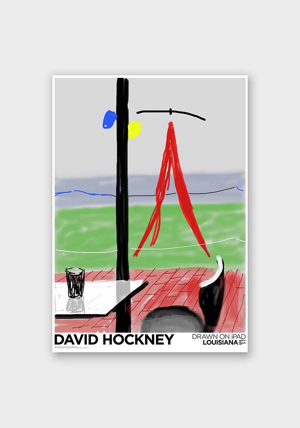 데이비드 호크니 DAVID HOCKNEY - ME DRAW ON IPAD (알루미늄)