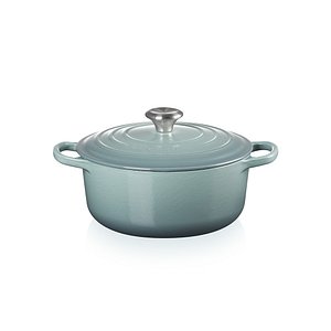 LE CREUSET(르크루제) [르크루제] 북유럽 컬렉션 시그니처 원형냄비 20cm-시솔트 | S.I.VILLAGE (에스아이빌리지)