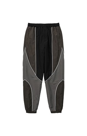 Multi Color Nylon Athletic Pants [CHARCOAL]