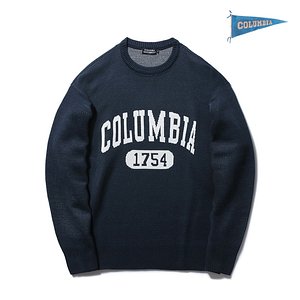 COLUMBIA UNIVERSITY(컬럼비아 유니버시티) 1754 HERITAGE SWEATER 네이비 | S.I.VILLAGE (에스아이빌리지)