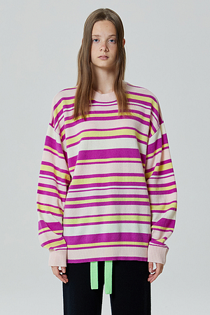 JE NE SAIS QUOI(주느세콰) MULTI COLOR PULLOVER_ORCHID | S.I.VILLAGE (에스아이빌리지)