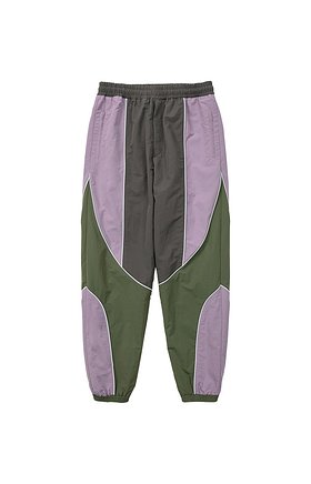 Multi Color Nylon Athletic Pants [PINK]