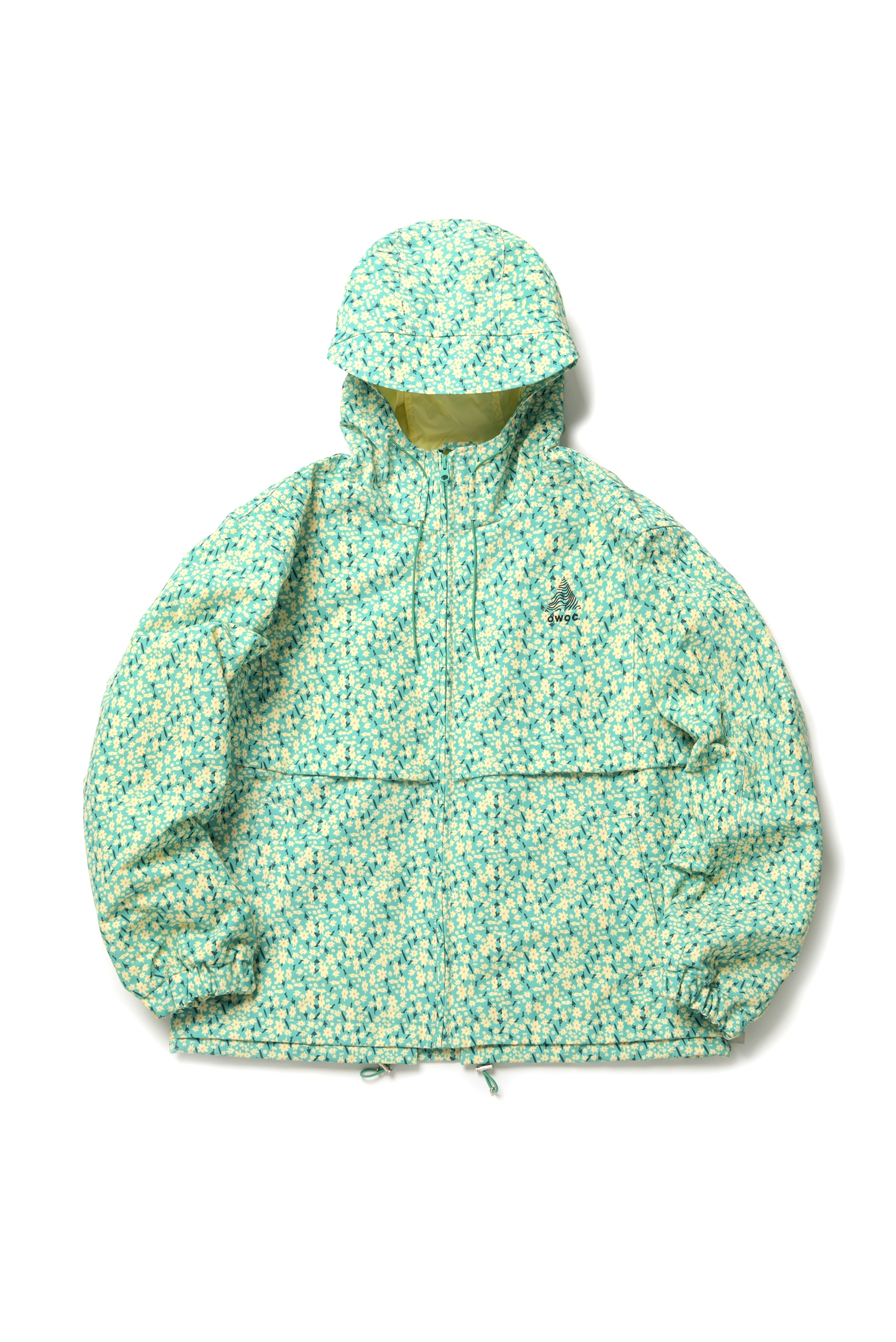 HOODED WIND BREAKER(GREEN)