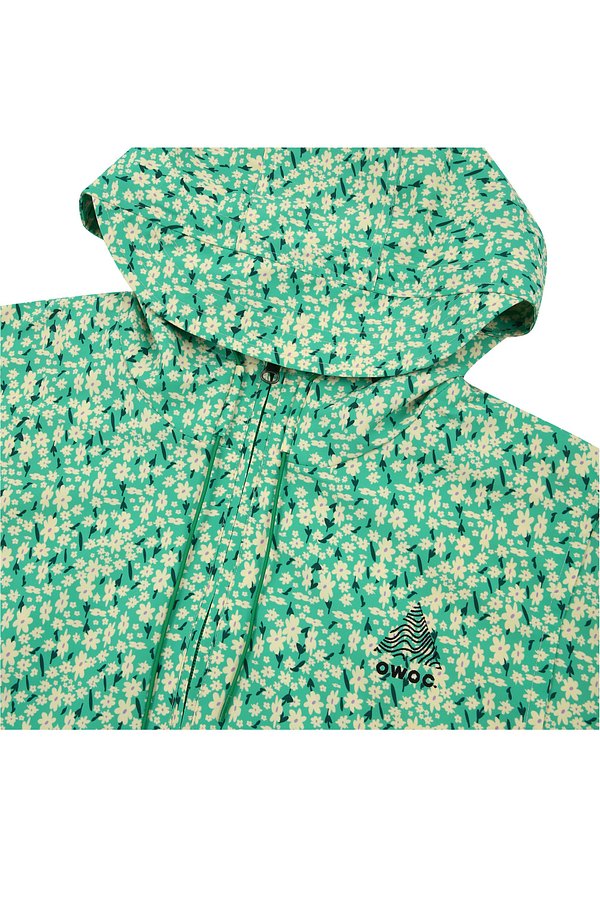 HOODED WIND BREAKER(GREEN)