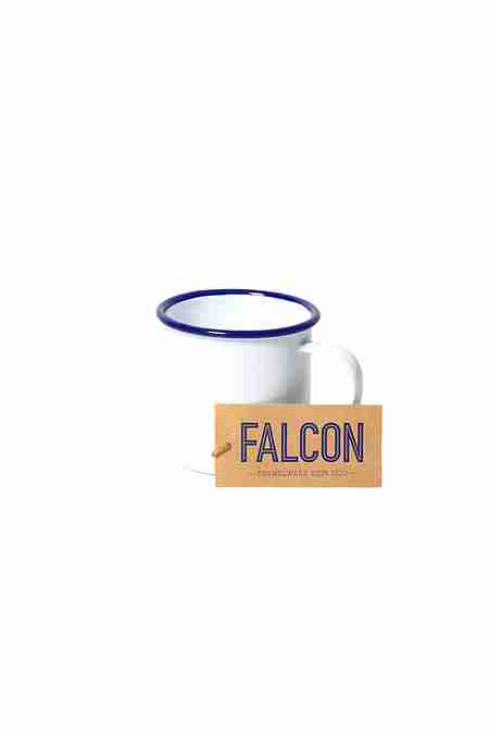 FALCON ENAMELWARE(팔콘에나멜웨어) [팔콘] 머그 350ml 화이트(블루림) | S.I.VILLAGE (에스아이빌리지)