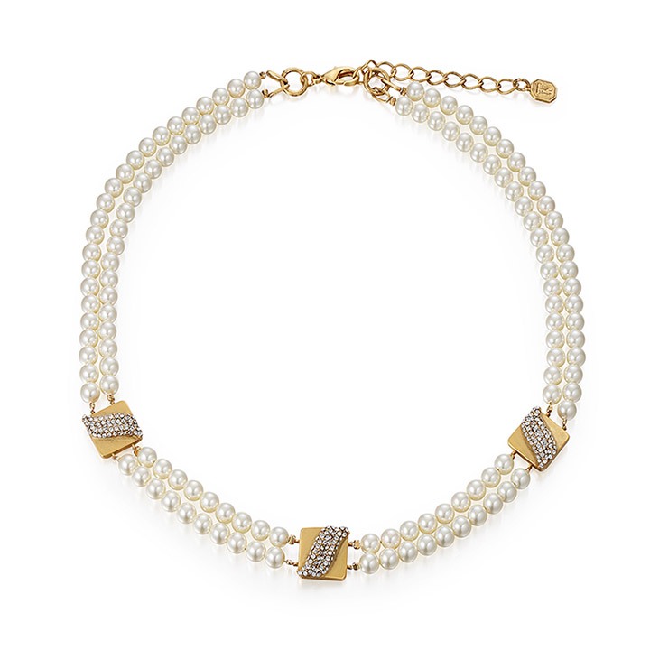 TANI by MINETANI ♥ Kate Wave Pearl Earring/追跡付 TANI by MINETANI] 韓国☆KATE wave pearl long Earrings